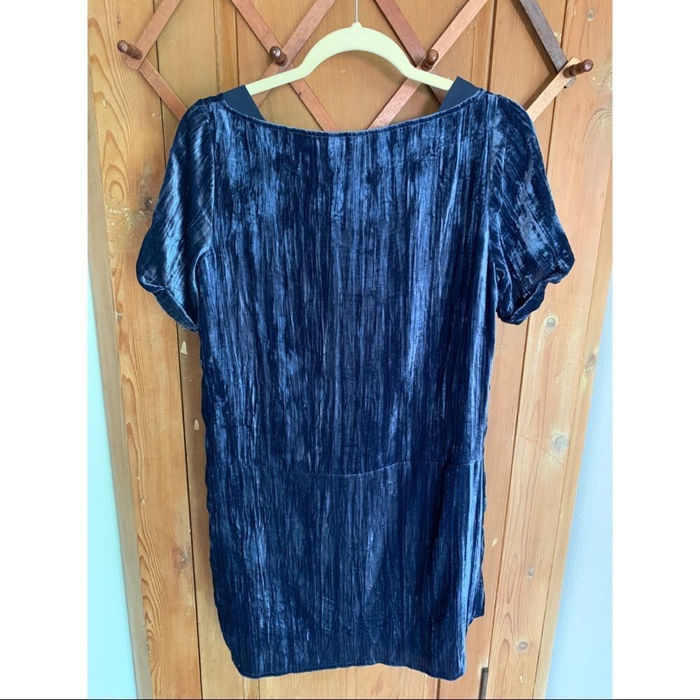Floreat Anthropologie crushed velvet shift dress - Picture 4 of 9